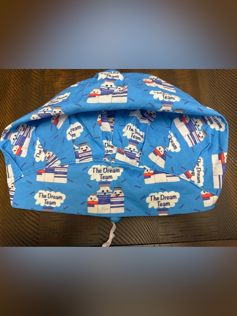 Louis & Phil Anesthesia Style Scrub Cap ‘The Dream Team’